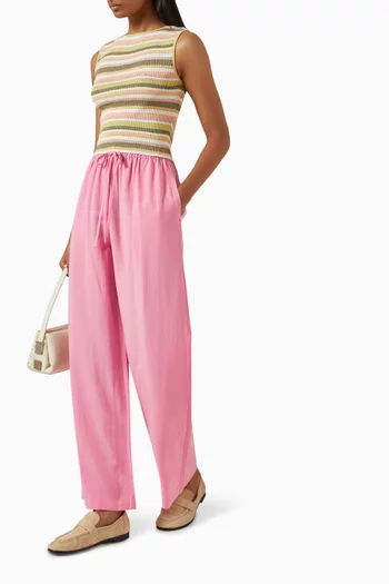 Amelia Stripe Crop Top