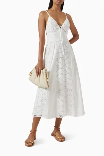 Angel Godet Midi Dress