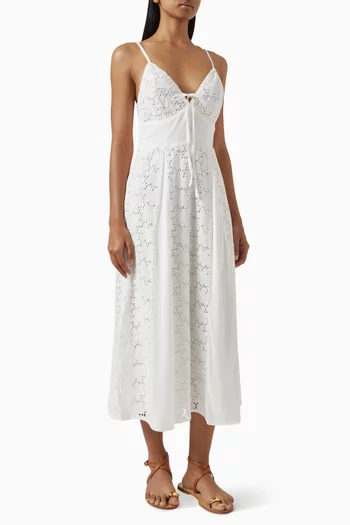 Angel Godet Midi Dress
