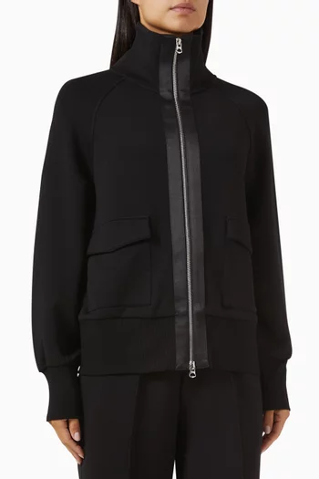 Roxbury Zip-through Sweater in DoubleSoft®