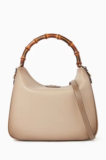 Small Diana Shoulder Bag in Leather