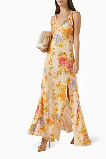 Sofia Floral Dress in Viscose