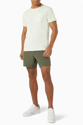 Embroidered-pony Logo T-shirt in Cotton