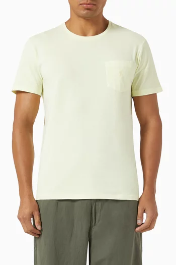 Embroidered-pony Logo T-shirt in Cotton