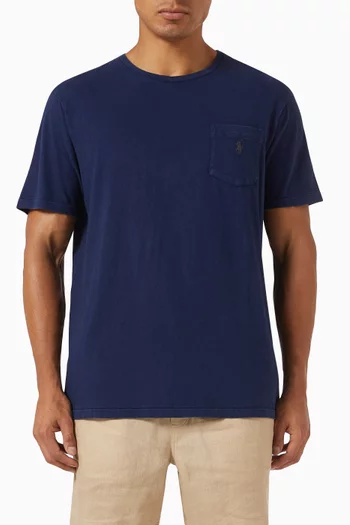 Polo Pony T-shirt in Cotton & Linen