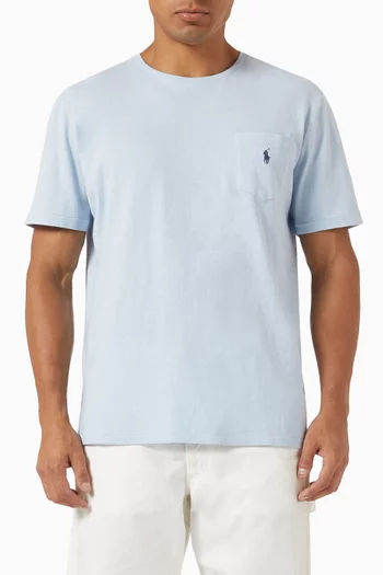 Polo Pony T-shirt in Cotton & Linen