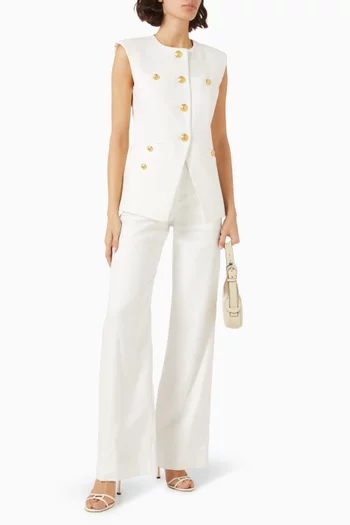 Tamara Vest in Linen