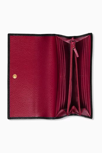 GG Marmont Continental Wallet in Leather