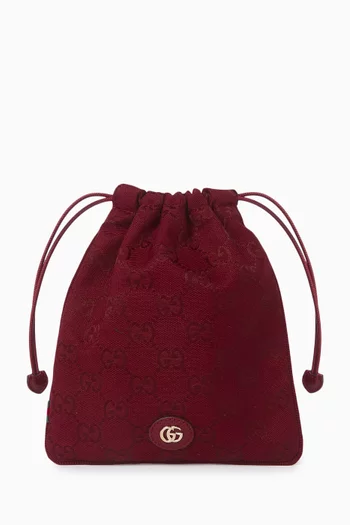 Minuet Mini Charm Pouch in GG canvas
