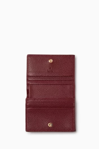 GG Marmont Mini Wallet in Leather