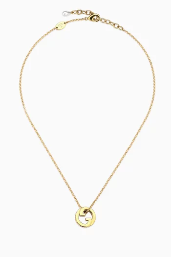 Blondie Crystal Pendant in Gold-tone Metal