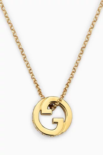 Blondie Crystal Pendant in Gold-tone Metal