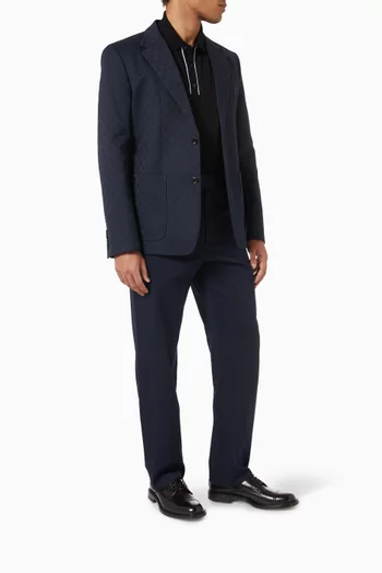 Lace-Up Derby Shoes in Leather