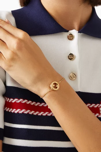 Gucci Blondie Charm Bracelet in Gold-tone Metal