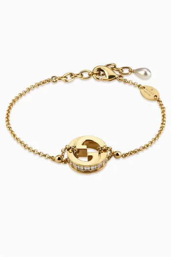 Gucci Blondie Charm Bracelet in Gold-tone Metal