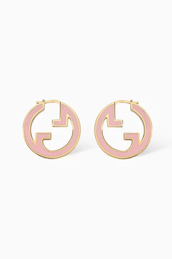 Blondie Crystal Earrings in Gold-tone Brass