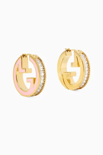 Blondie Crystal Earrings in Gold-tone Brass