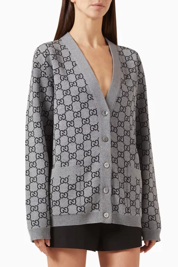 GG Cardigan in Wool-blend