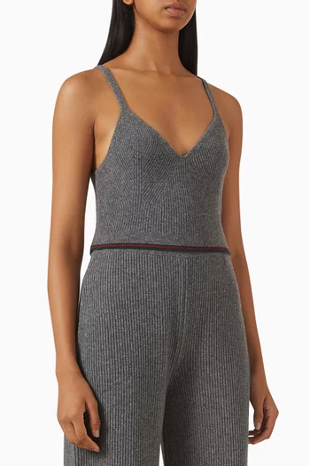 Ribbed Sweater in Knit