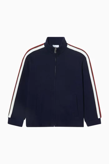 Logo Stripe Jacket in Cotton