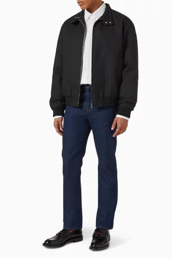 Web Loafers in Leather