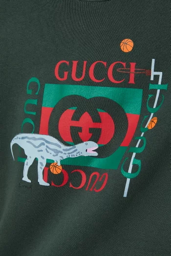 GG Sweatshirt in Cotton