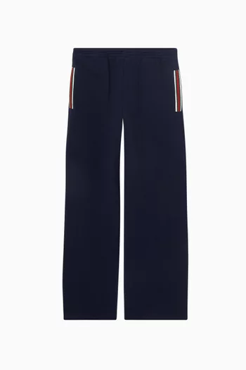 Logo Stripe Pants in Cotton