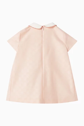 Pleated Dress in GG Flannel