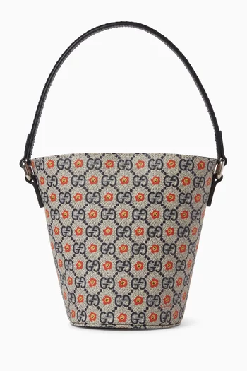 GG Floral Bucket Bag