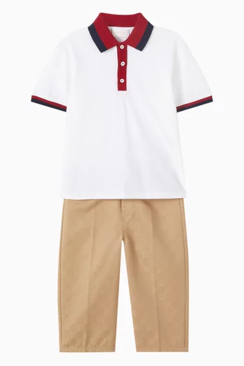 Polo Shirt in Cotton Piquet