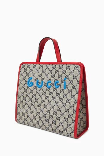 Bear More Love Top-handle Bag in GG Supreme Canvas