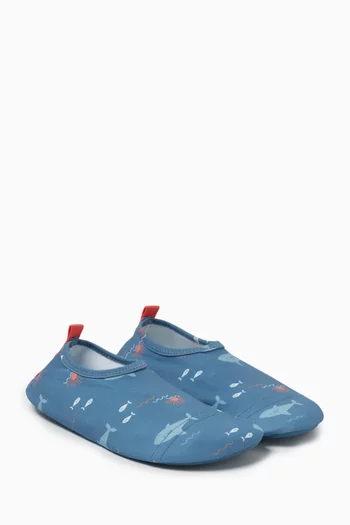 Printed UV Swim Shoes in Recycled Nylon