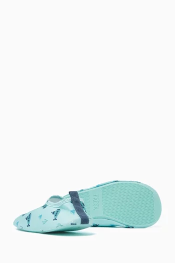 Printed UV Swim Shoes in Recycled Nylon