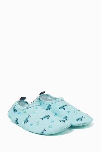 Printed UV Swim Shoes in Recycled Nylon