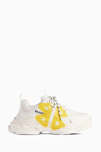 Triple S Tape Sneakers in Mesh