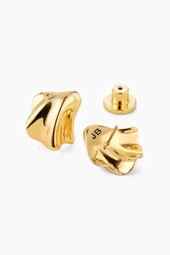 Zoë Earrings in 14kt Gold-plated Brass
