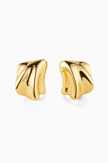 Zoë Earrings in 14kt Gold-plated Brass