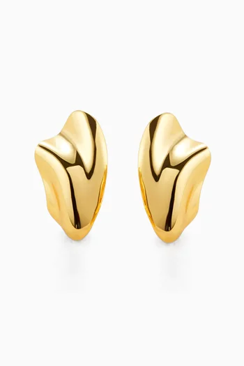 Portia Earrings in 14kt Gold-plated Brass