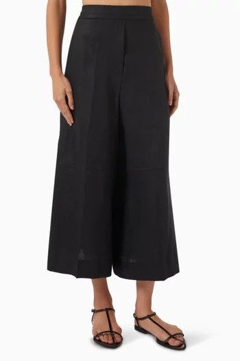 Culotte Pants in Linen