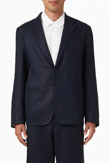 Single-breasted Blazer in Linen