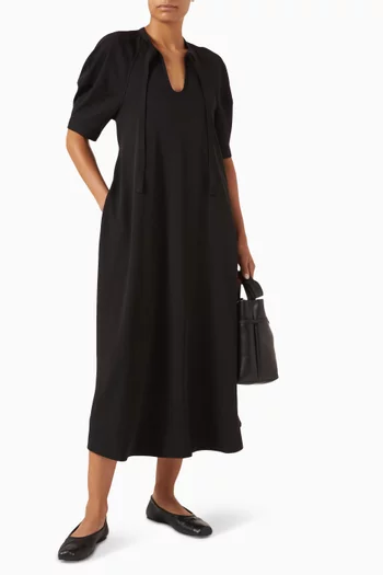 Tie-detail Dress in NAIA™ Cellulose
