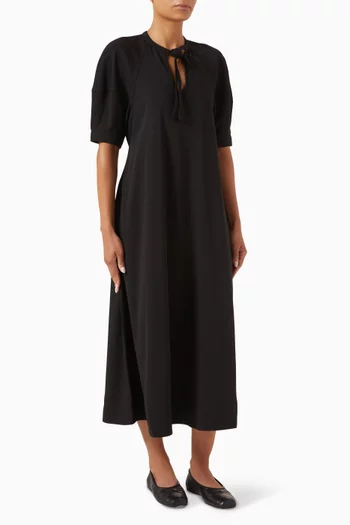 Tie-detail Dress in NAIA™ Cellulose