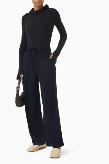 Funnel-neck Top in Jersey