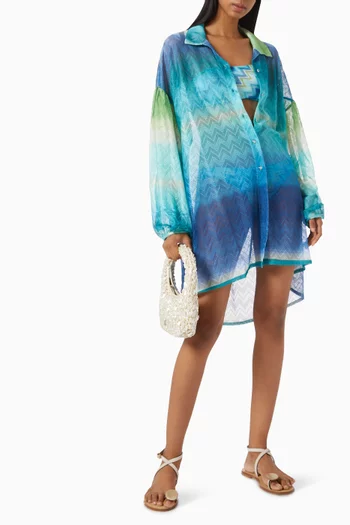 Sheer Oversized Shirt