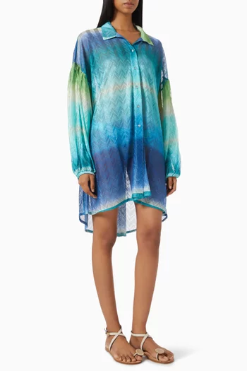 Sheer Oversized Shirt