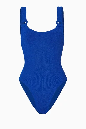 Domino One-piece Swimsuit in Original Crinkle™