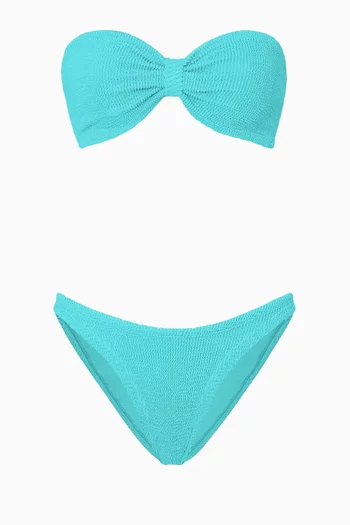Jean Bandeau Bikini Set in Original Crinkle™