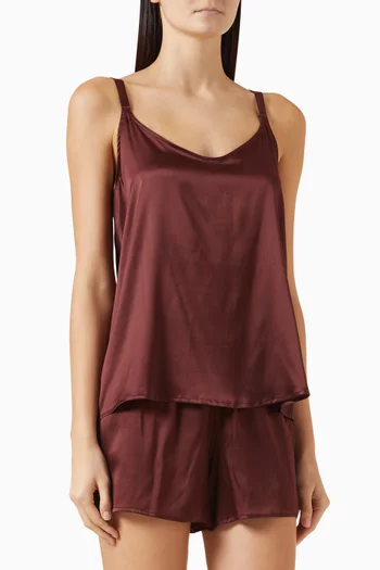 Spaghetti Top in Silk