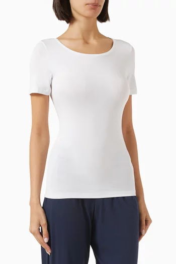 Soft Touch Short-sleeve Top in Jersey