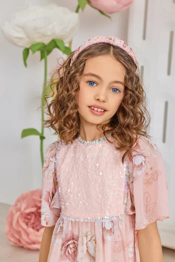 طوق رأس مزين بالترتر